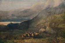 Mountain Road with Sleep c1838. Artist: David Cox the elder