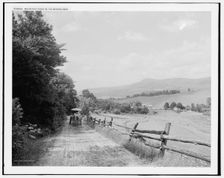 Mountain road in the Berkshires, c1908. Creator: Unknown