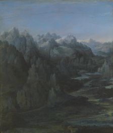 Mountain Range, c1530. Creator: Altdorfer, Albrecht (c. 1480-1538)