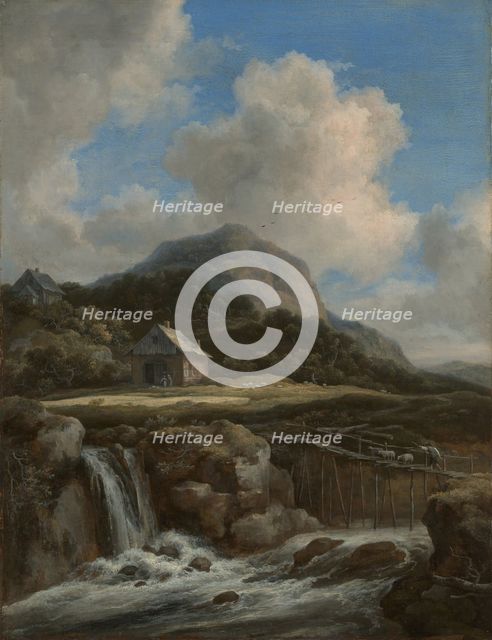 Mountain Torrent, 1670s. Creator: Jacob van Ruisdael.