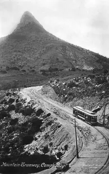 Mountain tramway, Camp's Bay, Cape Town, South Africa, 1917