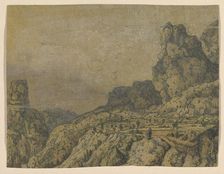 Mountain Valley with a Plateau, ca. 1625-30. Creator: Hercules Seger