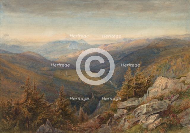 Mountain View, 1863-67. Creator: Robert J. Pattison (American, 1838-1903).