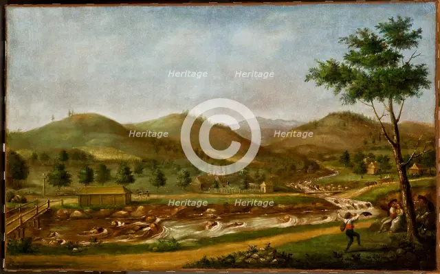 Mountain View, c1840. Creator: Teodor Baltazar Stachowicz.