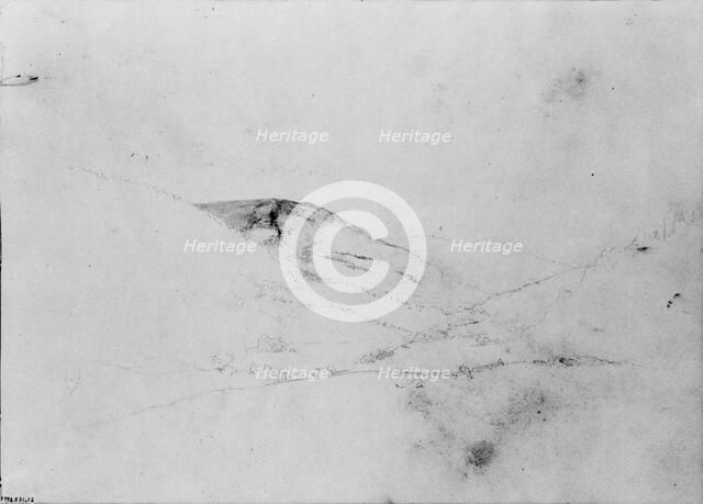 Mountain View [Catskills?] (from Sketchbook), ca. 1860-ca. 1864. Creator: Thomas Hewes Hinckley.