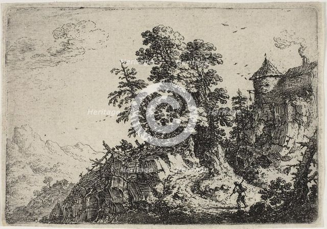 Mountainous Country, c. 1640. Creator: Herman Saftleven the Younger.