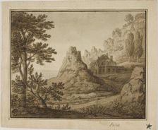 Mountainous Coastal Village, n.d. Creators: Pierre Patel I, Pierre Antoine Patel