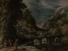 Mountainous Forest Landscape, 1622. Creator: Frederik van Valckenborch
