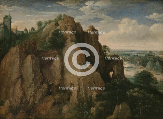 Mountainous landscape, 1582. Creator: Lucas van Valckenborch.