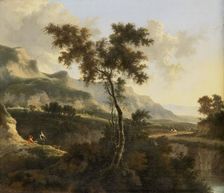 Mountainous Landscape, 1660-1685. Creator: Jan Hackaert