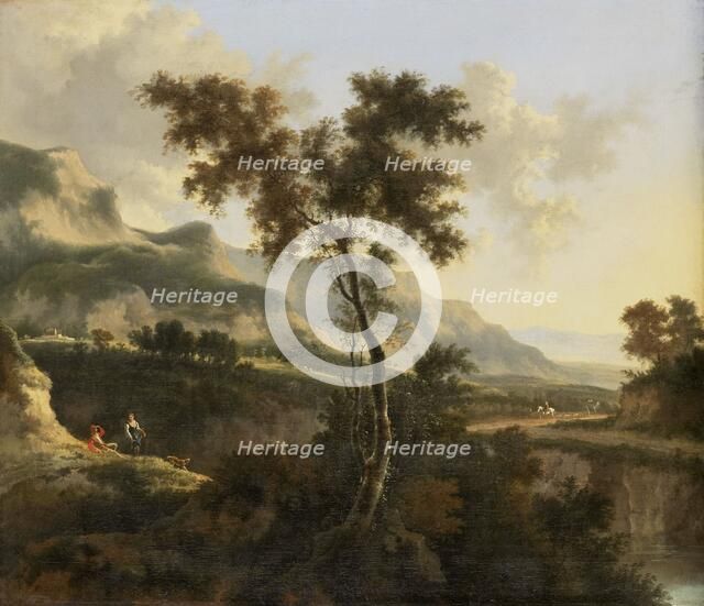 Mountainous Landscape, 1660-1685. Creator: Jan Hackaert.