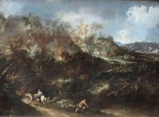 Mountainous Landscape, 1720. Creator: Alessandro Magnasco