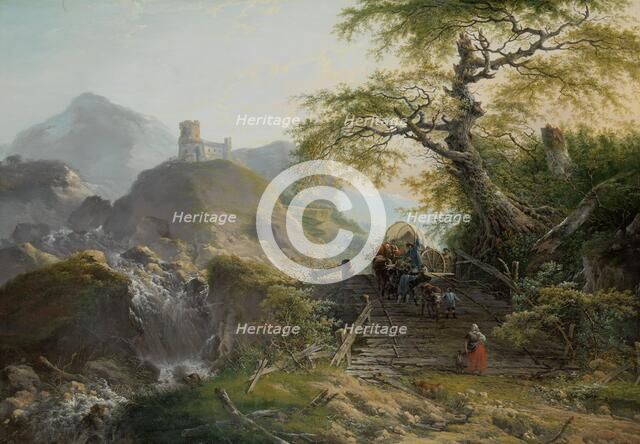 Mountainous Landscape near Düsseldorf, 1790. Creator: Gerard van Nijmegen.