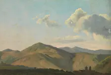 Mountainous Landscape at Vicovaro, ca. 1786-97. Creator: Simon Alexandre Clement Denis