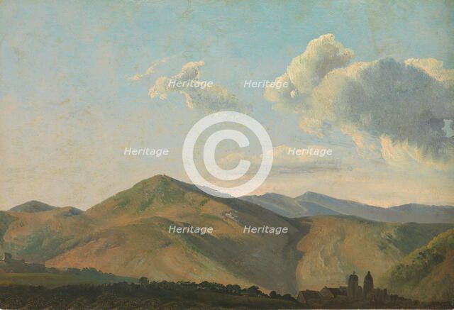 Mountainous Landscape at Vicovaro, ca. 1786-97. Creator: Simon Alexandre Clement Denis.
