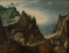 Mountainous landscape, probably beginning of 17th century. Creators: Joos de Momper, the younger, Jan Brueghel the Elder