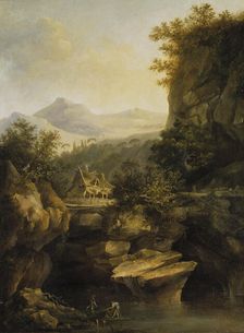 Mountainous Landscape with a Farm, 1803. Creator: Louis Belanger