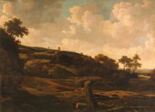 Mountainous Landscape with a Ruin, c.1650-1669. Creator: Joris van der Haagen