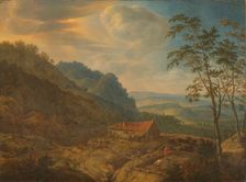 Mountainous Landscape with Farm, 1663. Creator: Herman Saftleven the Younger