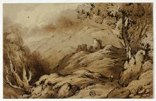 Mountainous Landscape with Ruins, n.d. Creator: James Robertson