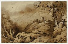 Mountainous Landscape with Ruins, n.d. Creator: James Robertson