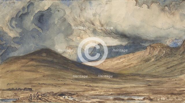 Mountains of Auvergne, 1831-33. Creator: Paul Huet.