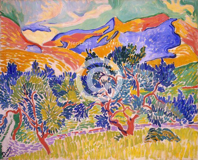 Mountains at Collioure, 1905. Creator: Andre Derain.