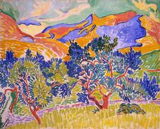 Mountains at Collioure, 1905. Creator: Andre Derain