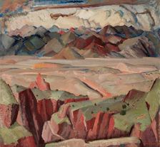 Mountains and Valleys, about 1933-1935. Creator: Victor Higgins