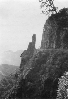 Mountains between kalsi and Chakrata, India, 1917