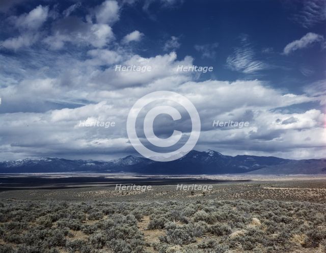 Mountains in northern New Mexico, ca. 1943. Creator: John Collier.