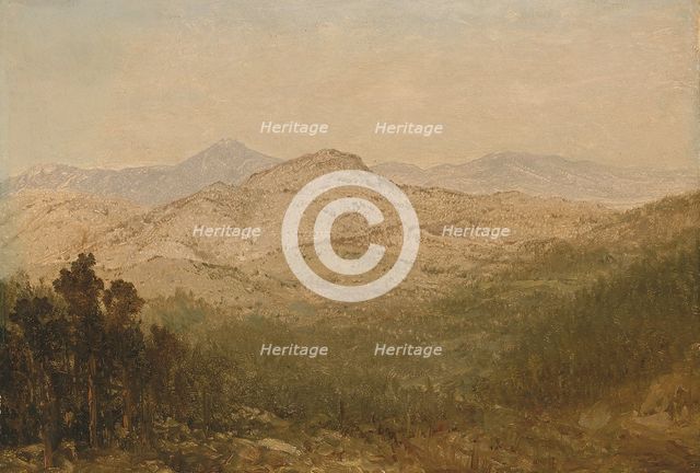 Mountains in Colorado, 1870. Creator: John Frederick Kensett.