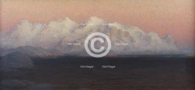 Mountains. Study from North Norway. Creator: Anna Katarina Boberg.