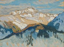 Mountains. Study from Switzerland. Creator: Anna Katarina Boberg