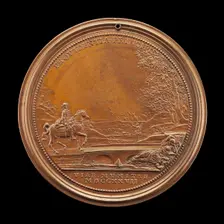 Mounted Traveller [reverse], 1727. Creator: Ferdinand de Saint-Urbain