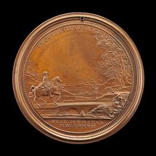 Mounted Traveller [reverse], 1727. Creator: Ferdinand de Saint-Urbain
