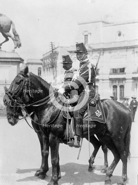Mounted Police, Mexico City, Mexico, 1913. Creator: Harris & Ewing.