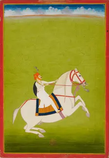 Mounted Rajput, early 19th century
