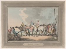 Mounting [The Mount], January 1, 1799., January 1, 1799. Creator: Thomas Rowlandson