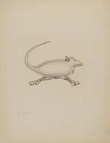 Mouse, c. 1937. Creator: Giacinto Capelli