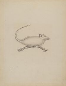 Mouse, c. 1937. Creator: Giacinto Capelli