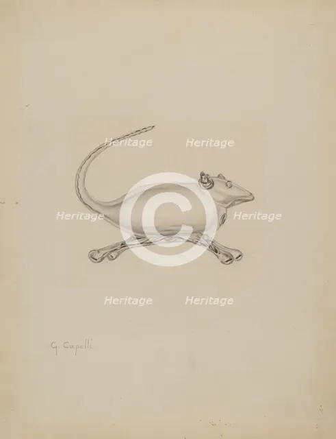 Mouse, c. 1937. Creator: Giacinto Capelli.