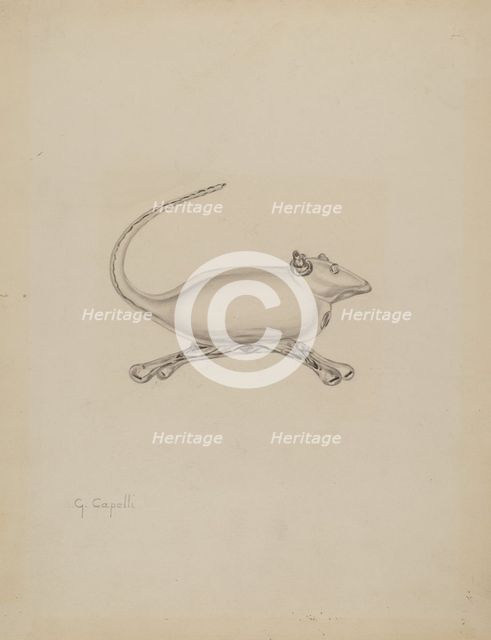 Mouse, c. 1937. Creator: Giacinto Capelli.