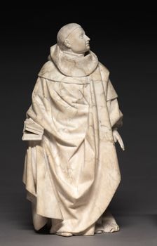 Mourner from the Tomb of John the Fearless and Margaret of Bavaria, 1443-45. Creator: Jean de la Huerta (Spanish)