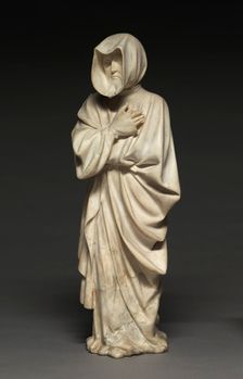 Mourner from the Tomb of Philip the Bold, Duke of Burgundy (1364-1404), 1404-10. Creator: Claus de Werve (Netherlandish, 1380-1439)