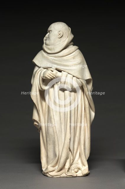Mourner from the Tomb of Philip the Bold, Duke of Burgundy (1364-1404), 1404-10. Creator: Claus de Werve (Netherlandish, 1380-1439).