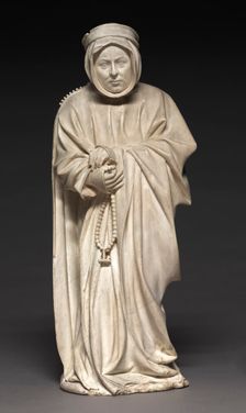 Mourner from the Tomb of Philip the Bold, Duke of Burgundy (1364-1404), 1404-1410. Creator: Claus de Werve (Netherlandish, 1380-1439)