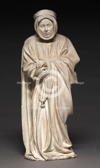 Mourner from the Tomb of Philip the Bold, Duke of Burgundy (1364-1404), 1404-1410. Creator: Claus de Werve (Netherlandish, 1380-1439).
