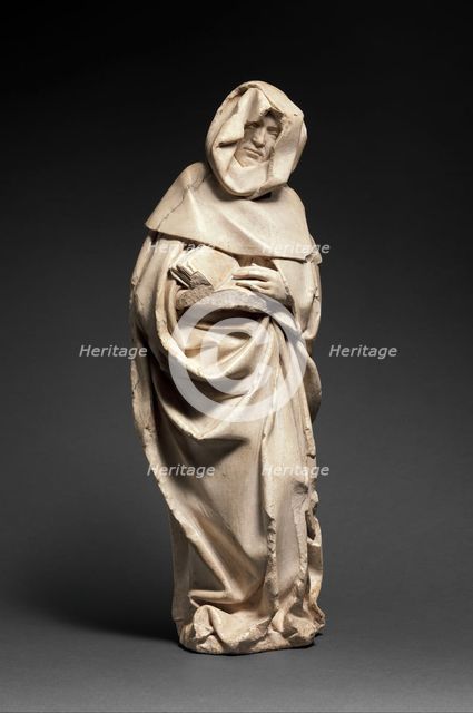 Mourner, French, ca. 1453. Creators: Etienne Bobillet, Paul Mosselman.