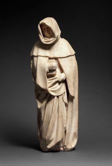 Mourner, French, ca. 1453. Creators: Etienne Bobillet, Paul Mosselman